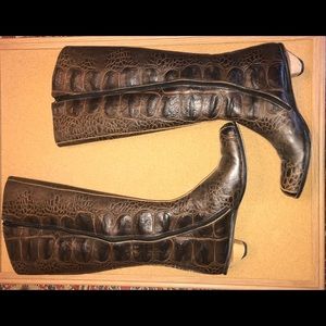 CYDWOQ leather boots